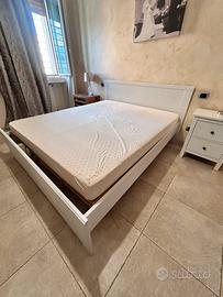 struttura letto+materasso+doghe reclinabili