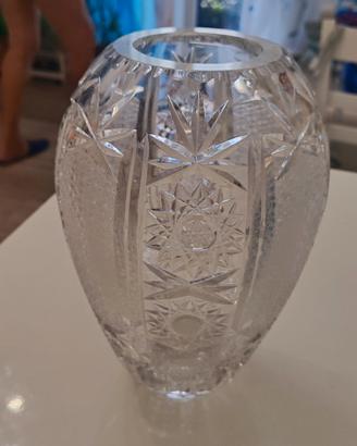 vaso in cristallo Boemia