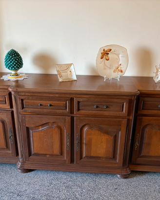 Credenza in legno massello classica (246 cm)