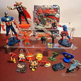 action figure eroi marvel e dc comics kinder e pop
