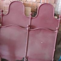 testata e pediera in ferro