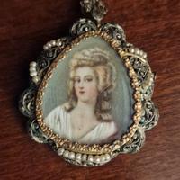 Spilla/ pendente fine 800