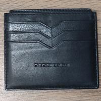 Portacarte nero pelle MOMA design