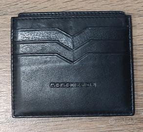 Portacarte nero pelle MOMA design