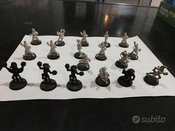 Blood Bowl - Squadra Wood Elves in metallo (OOP)