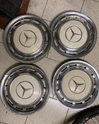 Set 4 copricerchi Mercedes d'epoca