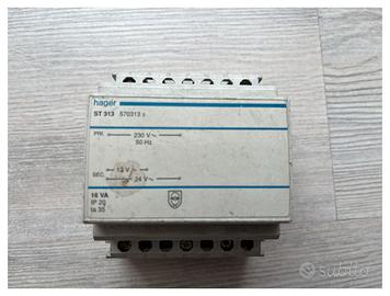 Trasformatore Hager ST313 16VA guida DIN