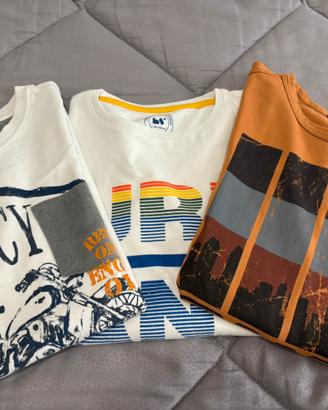 3 magliette 11/12 anni