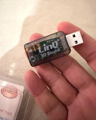 Scheda Audio usb 3D Sound(Ac-3 5.1