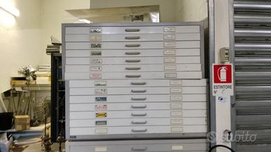 CASSETTIERA VINTAGE NEOLT PORTA DISEGNI/PROGETTI