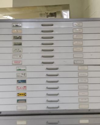 CASSETTIERA VINTAGE NEOLT PORTA DISEGNI/PROGETTI