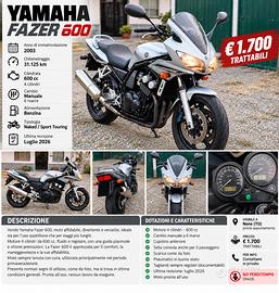 YAMAHA FZS 600 FAZER