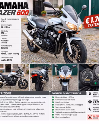 YAMAHA FZS 600 FAZER