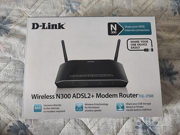 D-Link Wireless N300 ADSL2 + Modem Router