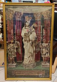 Antica Tela Maria Di Trapani Religioso