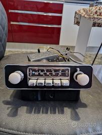 Autoradio epoca blaupunk FM tasti avorio presa aux