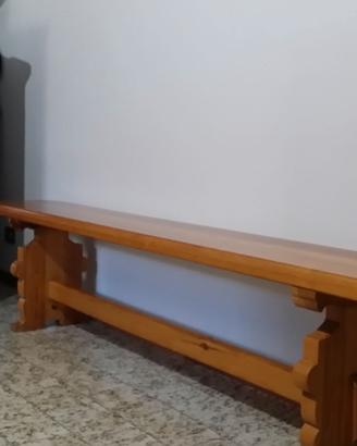 Panca in legno massello