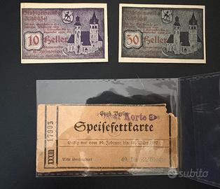 Lotto biglietti tedeschi