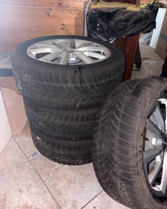 4 Cerchi originali AUDI 17 + PNEUMATICI 225/50 R17