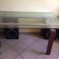 Tavolo cristallo allungabile