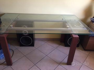 Tavolo cristallo allungabile
