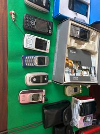 Collezione vecchi cellulari vintage