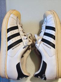 Sneakers Adidas Superstar Tag 38 pelle bianca 