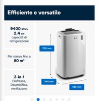 Pinguino Climatizzatore portatile De'Longhi