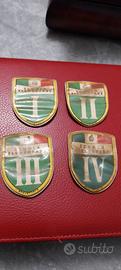 Set 4 distintivi scuola elementare anni 50/60.