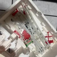 Pezzi Polistil curve rettilinei trasformatore