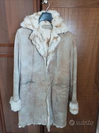 Cappotto in vera pelle,taglia M