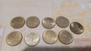monete da 20 lire