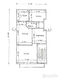 Abitazione al rustico piano 1°