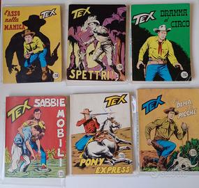 Tex gigante 6 fumetti- 38 - 66 -73 - 80 -111 - 116