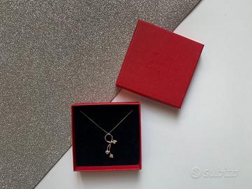 Collana in argento 925 e zirconi