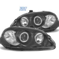 FARI HONDA CIVIC 96-98 ANGEL EYES FONDO NERO