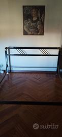 Letto struttura in ferro oro/nero