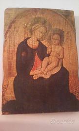 quadro madonna col bambino del sassetta