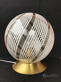 Lampada swirl anni 70