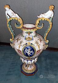 Vaso Maiolica '55 mal restaurato valuto proposte