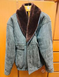 Giacca Vintage in vero montone shearling