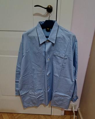 Camicia da notte azzurra uomo taglia 54