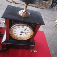 orologio da tavolo in marmo nero