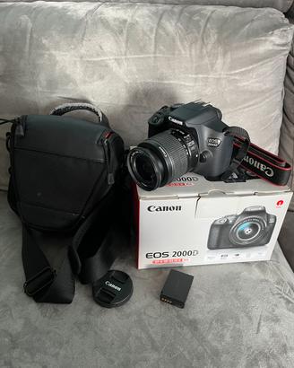 Canon EOS 2000D Reflex + 18-55mm / kit completo