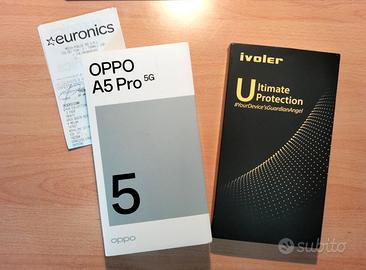 OPPO A5 pro 5G - NUOVO + ACCESSORI e COVER