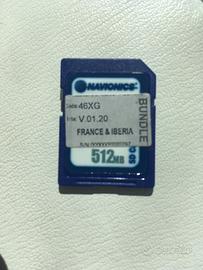 Scheda SD Navionics Europa centrale e occidentale