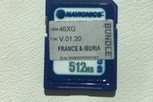 Scheda SD Navionics Europa centrale e occidentale