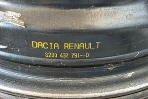 Cerchi in ferro da 15 Renault/Dacia