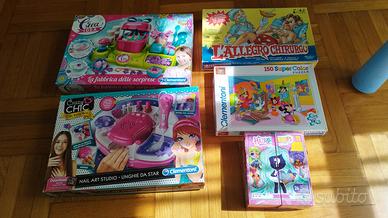 lotto 4 giochi tavolo puzzle
