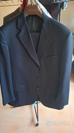 Trussardi Sartoriale: Completo gessato blu tg. 52